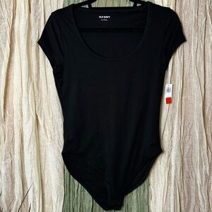 NWT Old Navy Black (S) black bodysuit